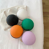 Ball Shaped Shoulder Bags Small Purse Phone Crossbody Bag