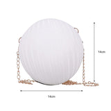 Ball Shaped Shoulder Bags Small Purse Phone Crossbody Bag