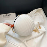 Ball Shaped Shoulder Bags Small Purse Phone Crossbody Bag