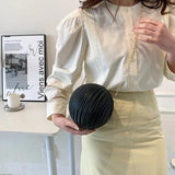 Ball Shaped Shoulder Bags Small Purse Phone Crossbody Bag