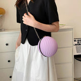 Ball Shaped Shoulder Bags Small Purse Phone Crossbody Bag