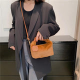 Women's Plush Handbags PU Strap Cloud Bags Handbag Winter Ladies Messenger Bag