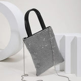 Rhinestone Shoulder Bag Clutch Purse Chain Portable Messenger Bags