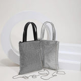 Rhinestone Shoulder Bag Clutch Purse Chain Portable Messenger Bags