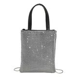 Rhinestone Shoulder Bag Clutch Purse Chain Portable Messenger Bags