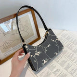 Lace Embroidery Small Flower Shoulder Bag