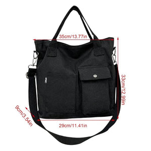 Retro Canvas Shoulder Bag Tote Handbag for Women Girls