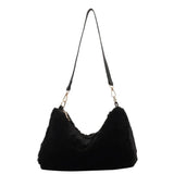 Women's All-Matching Shoulder Bag Large Capacity Plush-Tote Bag