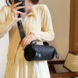 Nylon Shoulder Bag for Women Wide Strap Handbags
