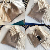 Leather Handbags Women Bags Large Capacity Tote Bag Shoulder Bags Sac A Main
