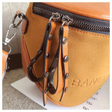 Small Messenger Bag Women's Crossbody Tote Semicircle Saddle Handbag