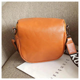 Small Messenger Bag Women's Crossbody Tote Semicircle Saddle Handbag