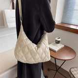 Winter Soft Cotton Handbag Female Large Capacity Shoulder Bag