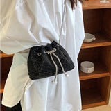 Rhinestones Crossbody Bag Clutch Purse Small Handbag