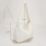 Women Quilted Bag Handbag Purses Space Pad Cotton Crossbody Bag Female