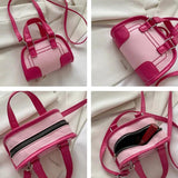 Mini PU Leather Crossbody Shell Bag for Women