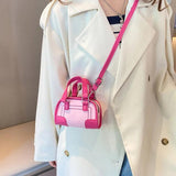 Mini PU Leather Crossbody Shell Bag for Women