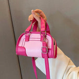 Mini PU Leather Crossbody Shell Bag for Women