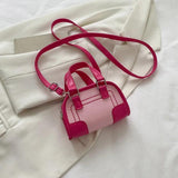 Mini PU Leather Crossbody Shell Bag for Women