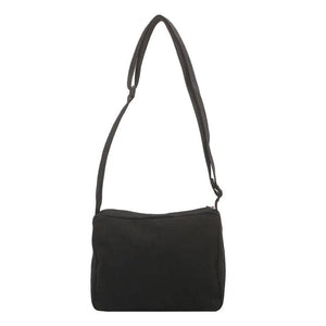 Canvas Women's Crossbody Bag Casual Solid Shoulder Tote High Capacity Handbags