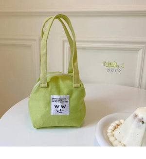 Canvas Crossbody Bag Small Shoulder Handbag Zipper Purse