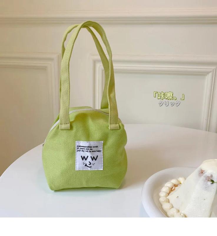 Canvas Crossbody Bag Small Shoulder Handbag Zipper Purse