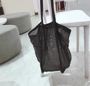 Knitted Vest Women's Crossbody Bag Crochet Large Capacity Handbag
