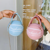 Butterfly Basketball Crossbody Bag Mini Purse