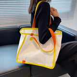 Women's Canvas Shoulder Bags Large Handbags Street Ladies High Capacity Tote