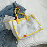 Women's Canvas Shoulder Bags Large Handbags Street Ladies High Capacity Tote