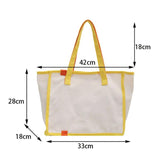 Women's Canvas Shoulder Bags Large Handbags Street Ladies High Capacity Tote