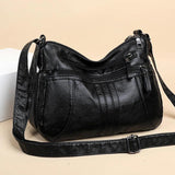 Soft Shoulder Bags for Women Zipper Purses Crossbody Bag