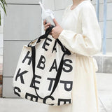 Casual Canvas Bag Ladies Handbag Student Shoulder Shopping Bag