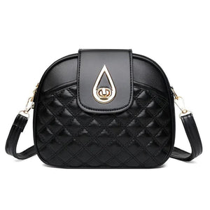 Plaid Shoulder Bags For Women PU Leather Small Crossbody Bag
