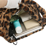 Vintage Crossbody Bags Large Capacity Plush Shoulder Handbags