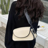 Vintage Crocodile Pattern Shoulder Bag Women PU Leather Bag Armpit Bag