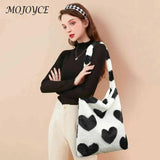 Vintage Crossbody Bags Large Capacity Love Print Leopard for Leisure Travel