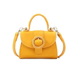 Vintage Mini Square Bag PU Leather Women's Handbag