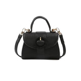 Vintage Mini Square Bag PU Leather Women's Handbag