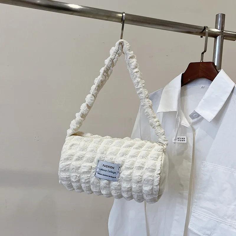 Summer Shoulder Bag for Women Portable Handbag Sweet Girls Shopping Tote