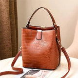 Women's Leather Shoulder Bag Large Capacity Crossbody Handbag