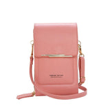 Soft Leather Women's Touch Screen Cell Phone Purse