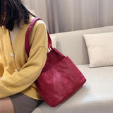 Corduroy Totes Bag Shoulder Handbag with Inner Pocket for School Work Travel