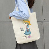 Landscape Canvas Bag Female Small Shoulder Handbag Large Capacity