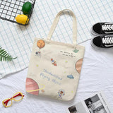 Landscape Canvas Bag Female Small Shoulder Handbag Large Capacity