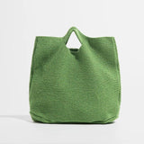 Stylish Knitting Women Shopper Tote Eco Cotton Satchel Large Capacity