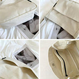 Female Canvas Messenger Bag Student Handbag Magnetic Buckle Open Packet