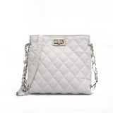Diamond Pattern Women Messenger Bag Square Female Shoulder Handbag