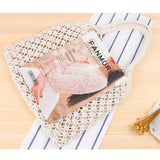 Straw Woven Beach Bag Solid Shoulder Bag