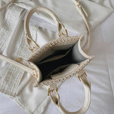 Straw Shoulder Bags Woven Vacation Crossbody Bag Casual Beach Totes Pouch